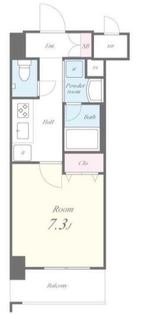 グランレーヴ東尾久の間取り