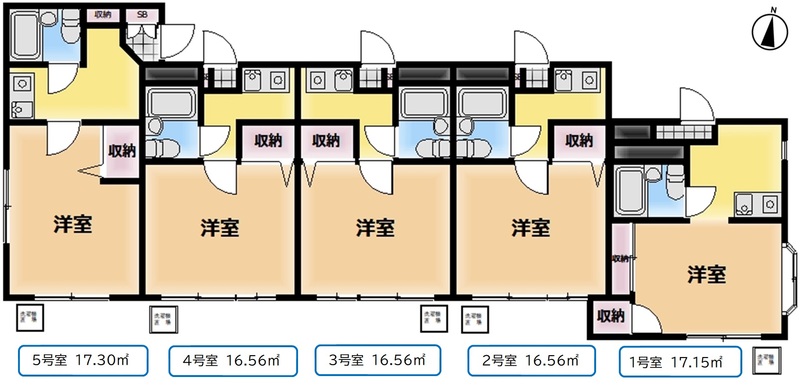 クレッセントK-2の間取り