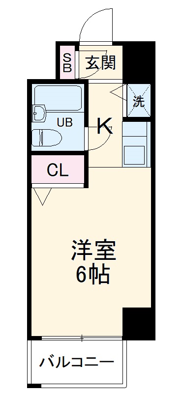 ユーコート新丸子の間取り