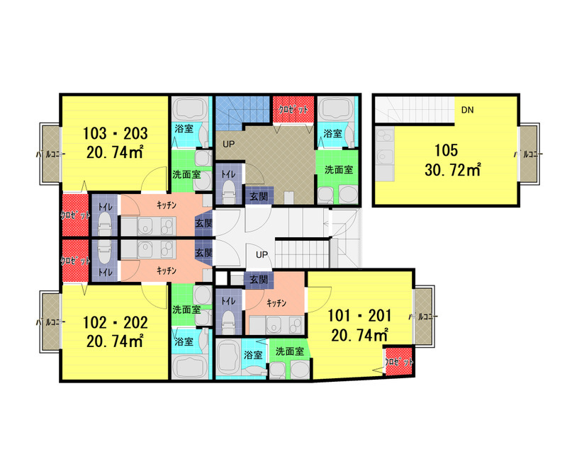 アズリア岩槻の間取り