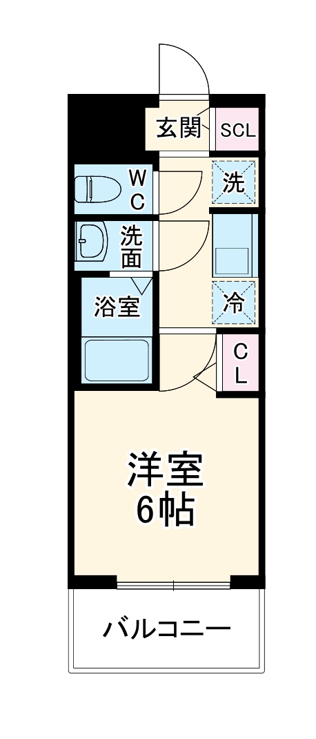 プレサンス西九条シティベイの間取り