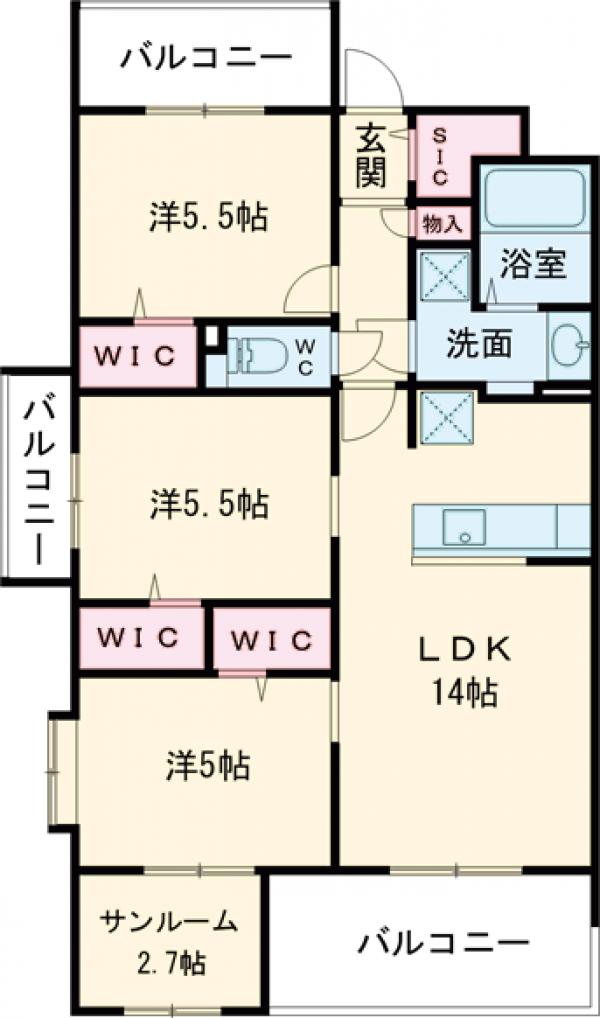 ビーコンヒル石丸の間取り