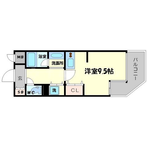 サンロワール江坂の間取り