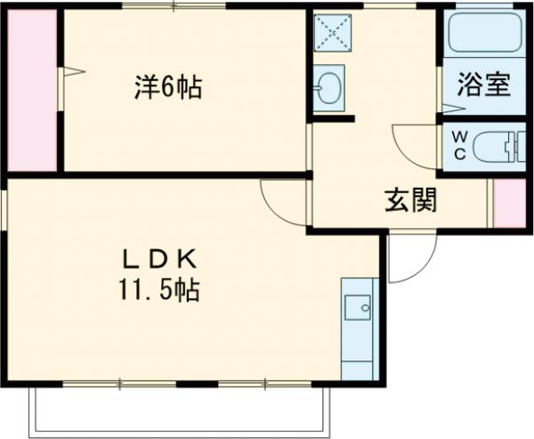 コーポ比恵の間取り