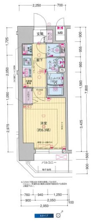 プレサンス DOMECITY コレー レの間取り