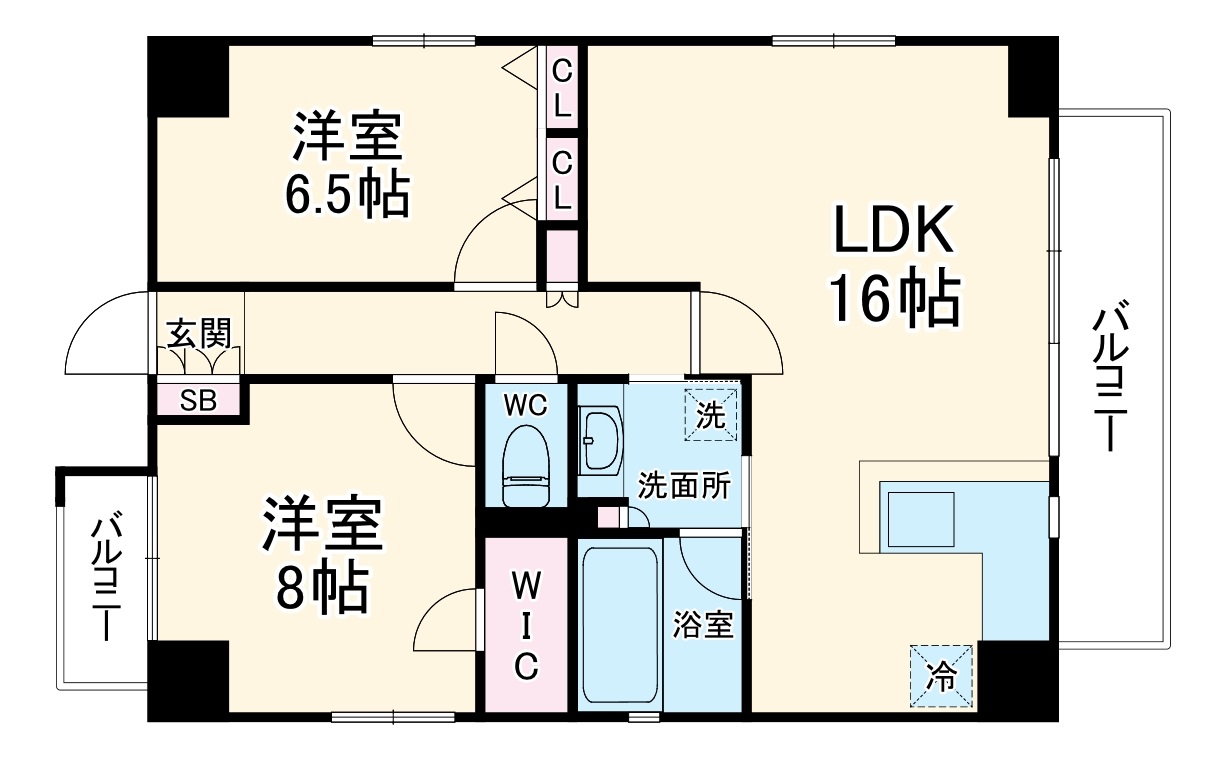 タムズコンフォートの間取り