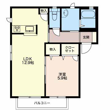 アドミラブールCの間取り