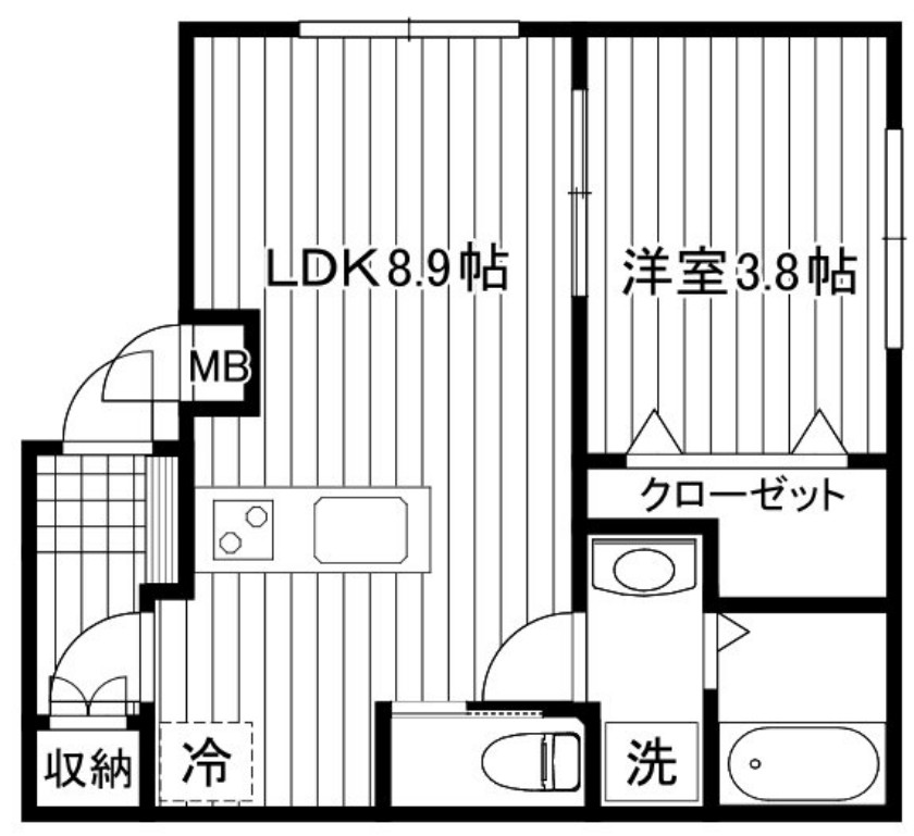 ヴィンテージCITY武蔵小金井の間取り