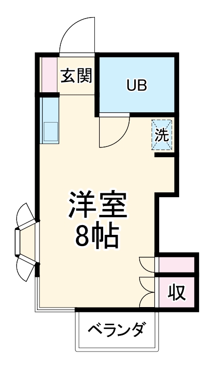 クロノス戸塚Southの間取り