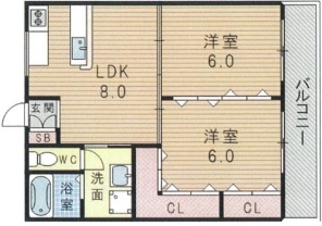 メゾンみつわの間取り
