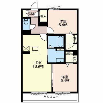 ShaMaison Ecrargeの間取り