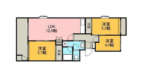 K’sB淵野辺の間取り