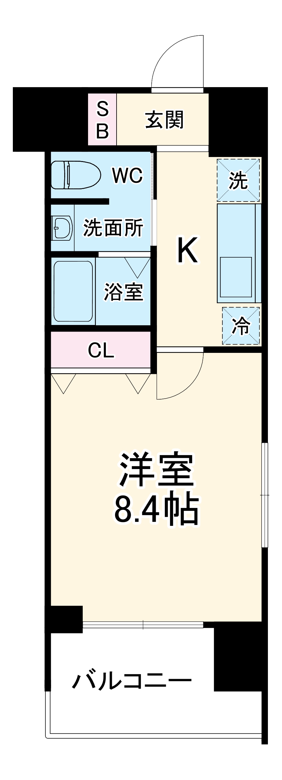 グランカーサ梅田北の間取り