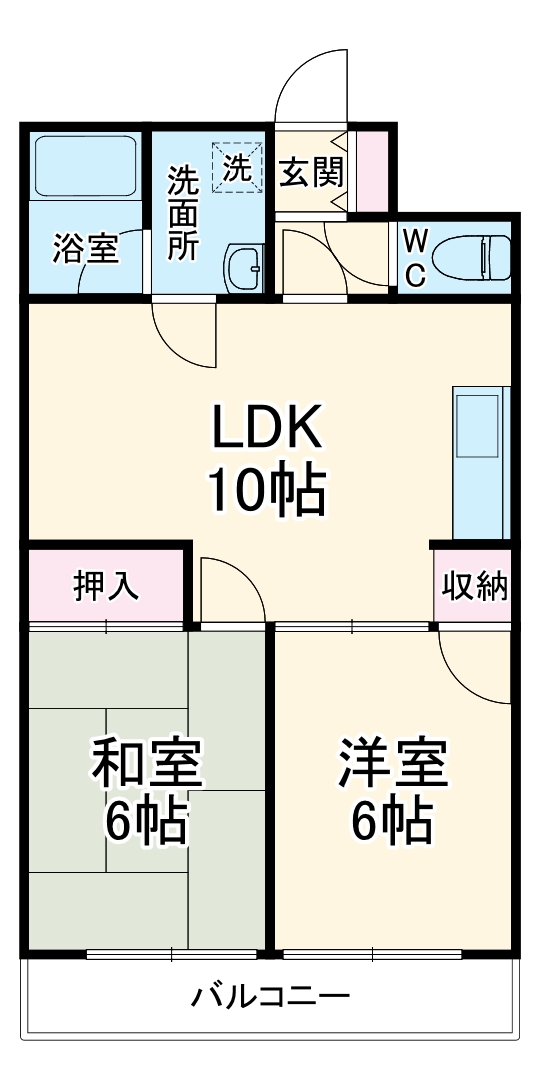 ニューアネックスの間取り