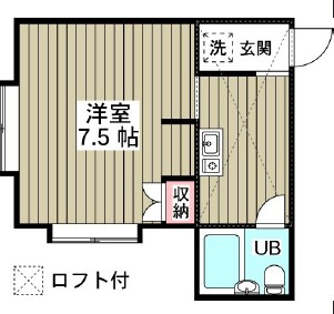 ローズアパートR45の間取り
