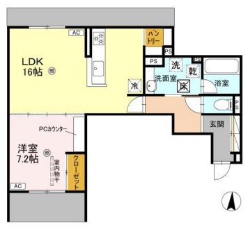 D-residence中桜塚の間取り