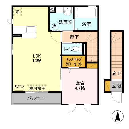 コンフォール・メゾン　Ⅲの間取り