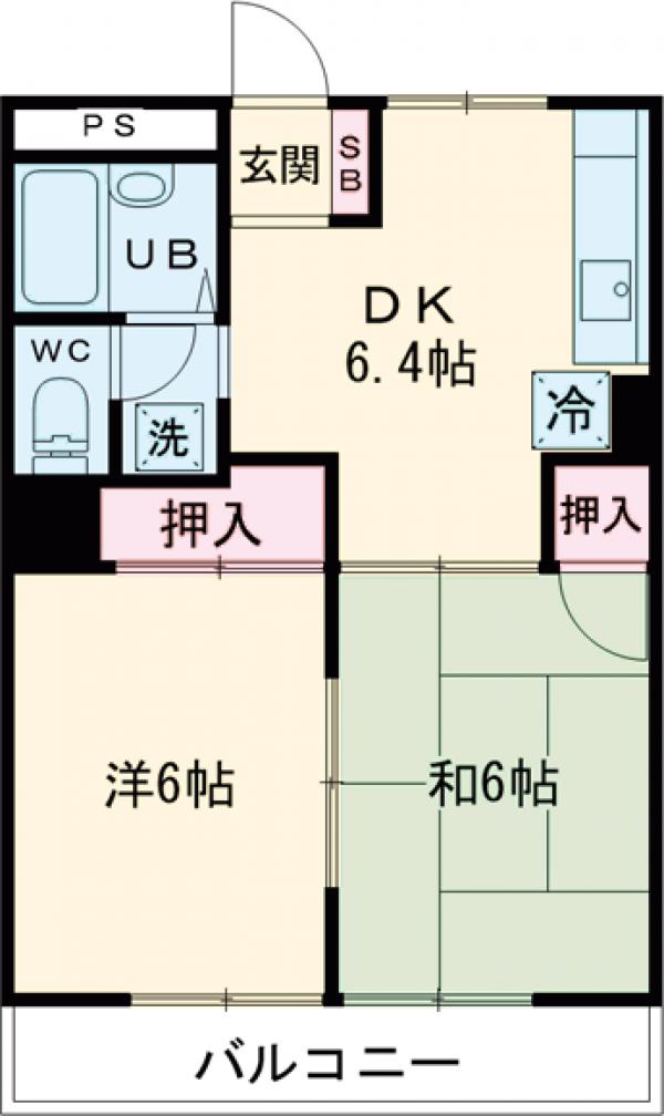 ヴァンベールFの間取り