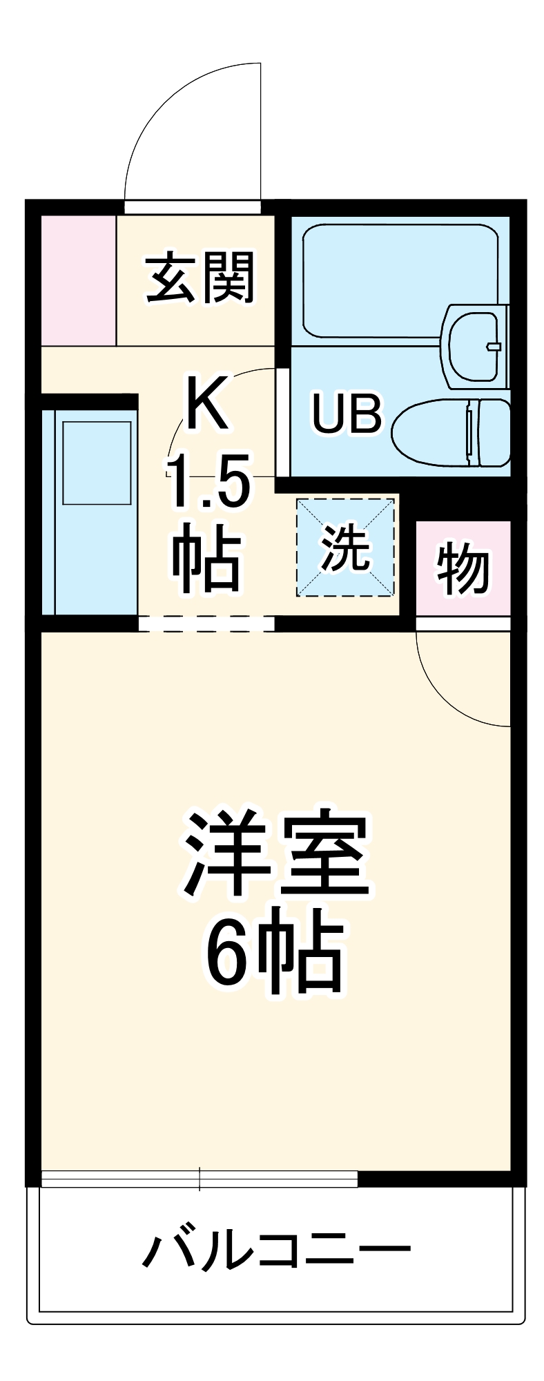 カーサ鶴巻の間取り