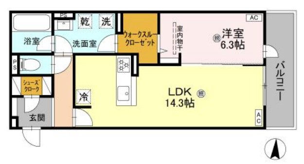D-residence中桜塚の間取り