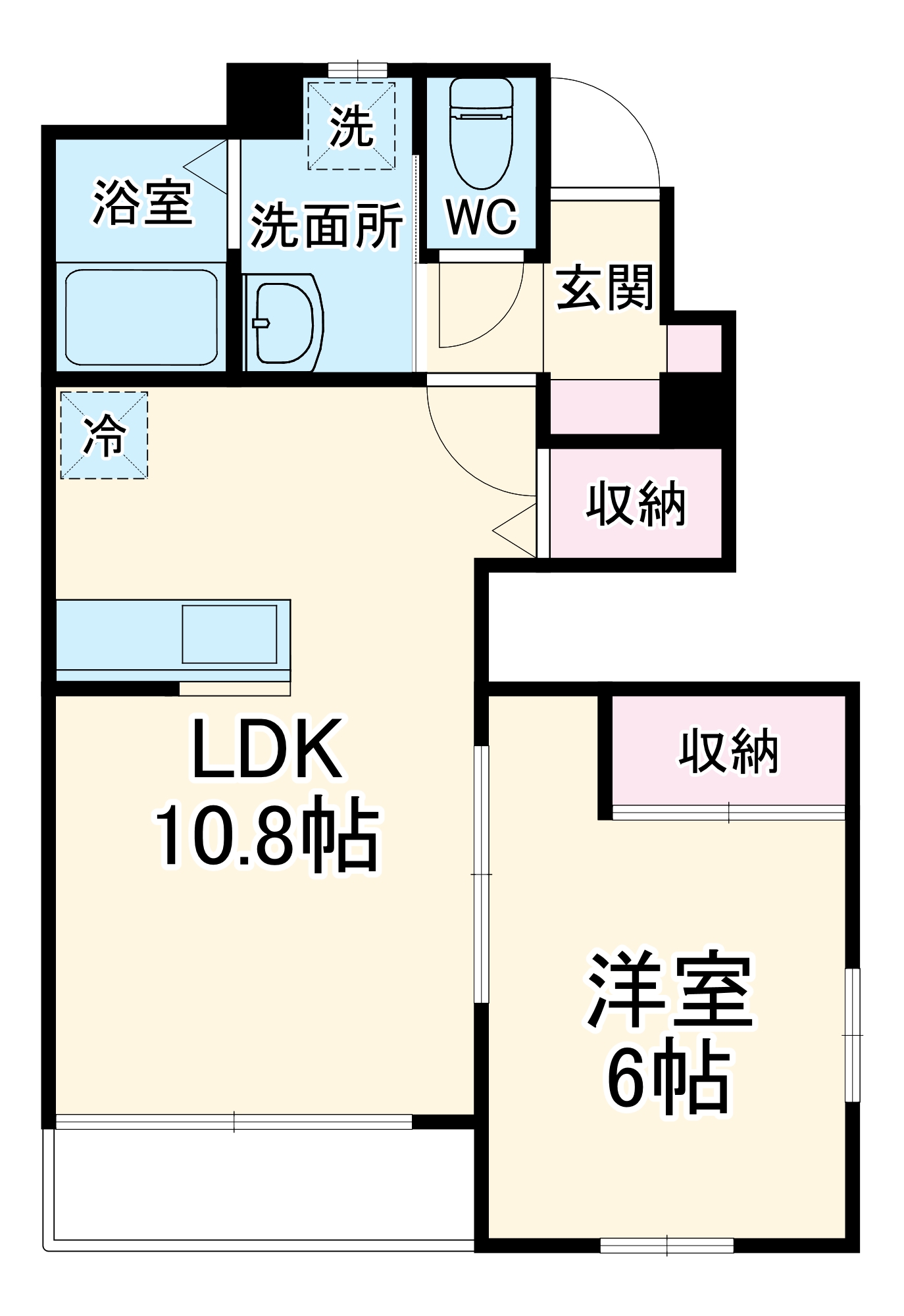 ルミナスクレストの間取り