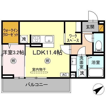 ラピス・ブルーの間取り