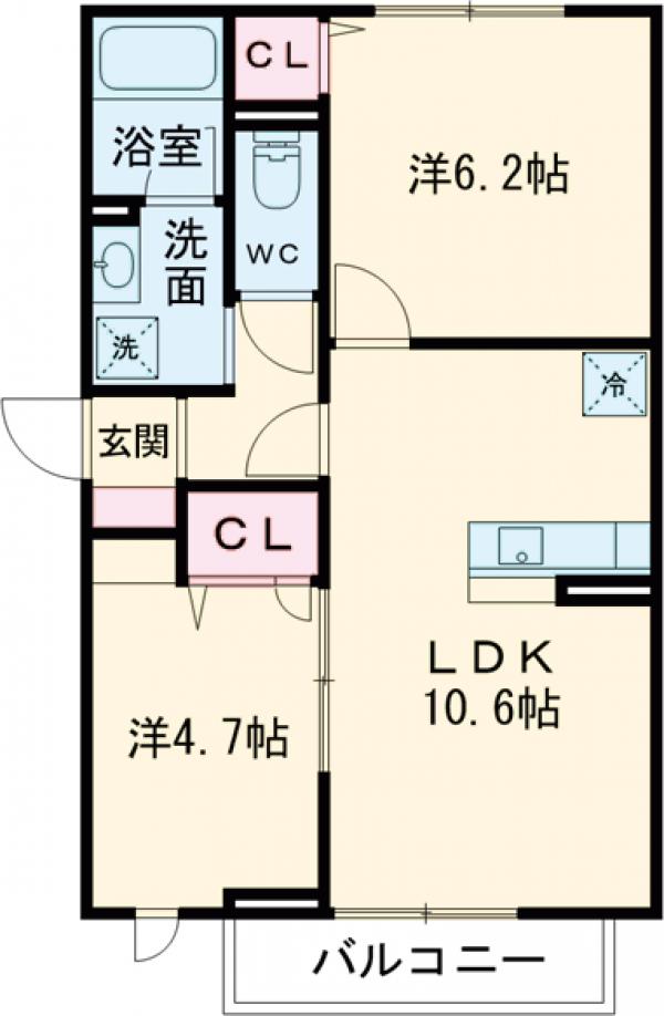 セレスティア岡本の間取り