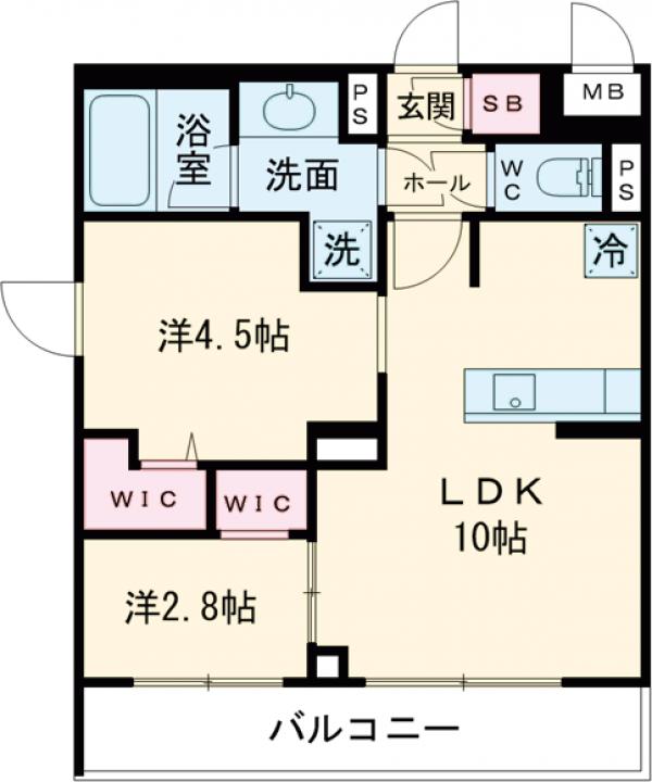 ブランシエスタ用賀の間取り
