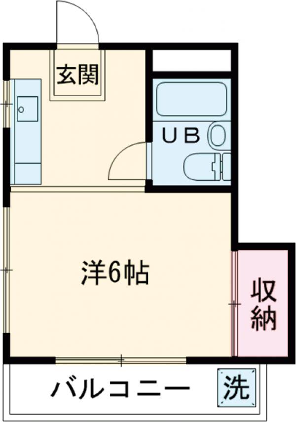 青葉ハイツの間取り