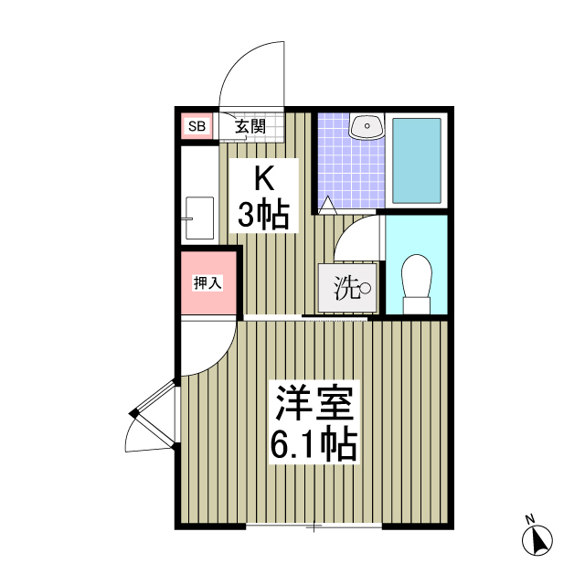 ノーブル矢作の間取り