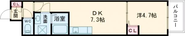 (仮)東羽衣3丁目アパートの間取り