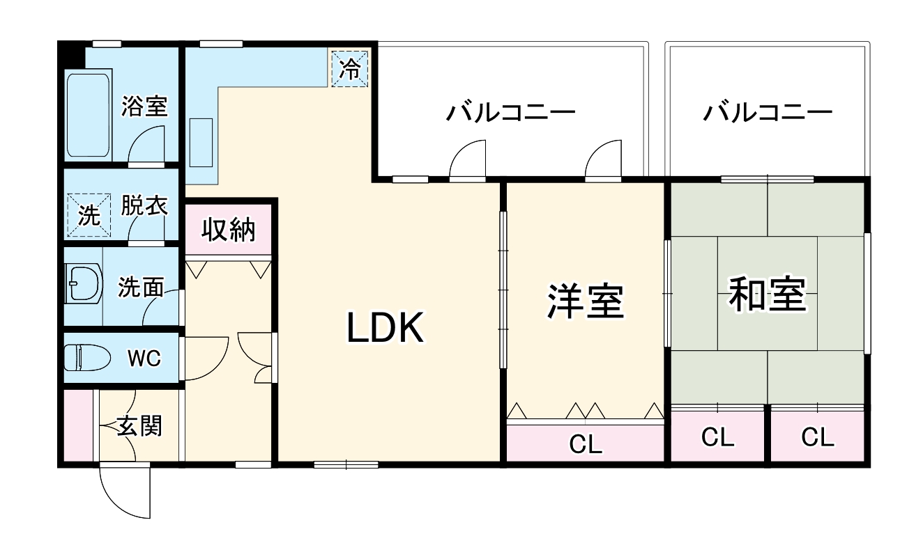 シオンズガーデン花川の間取り