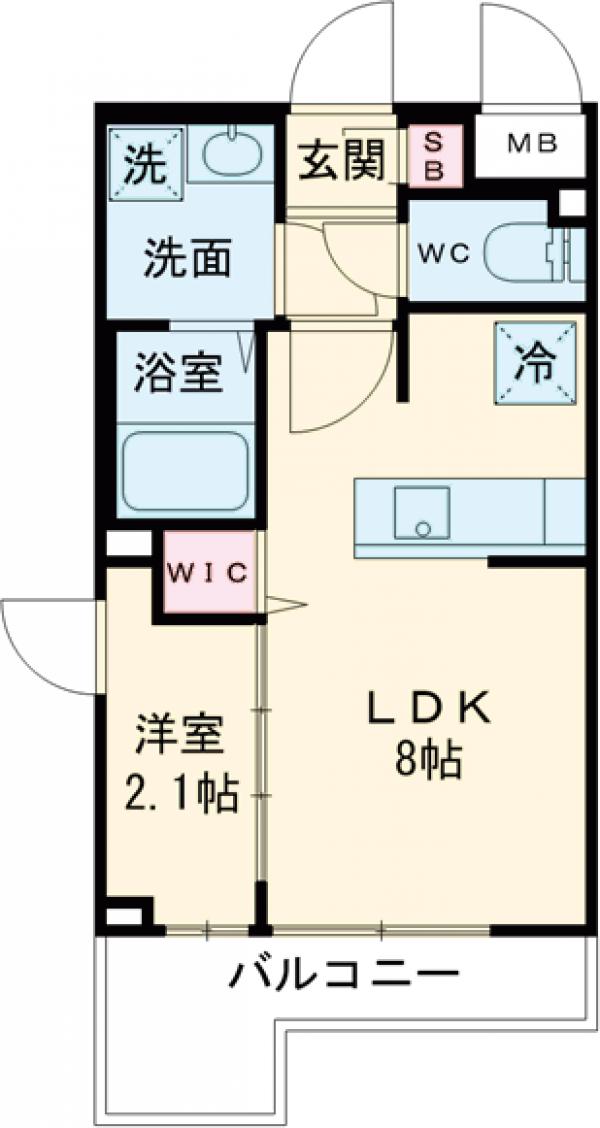 ブランシエスタ用賀の間取り