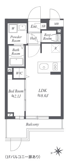ブランシエスタ用賀の間取り