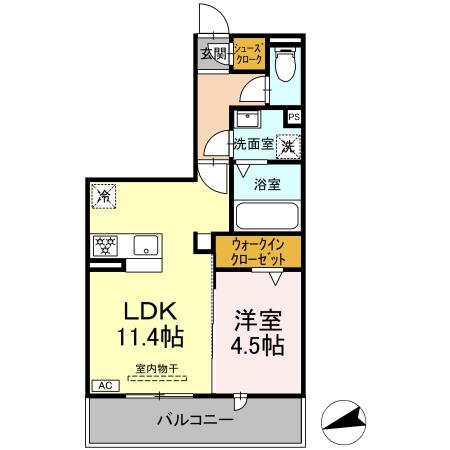 D-Hills佐藤Ⅲの間取り