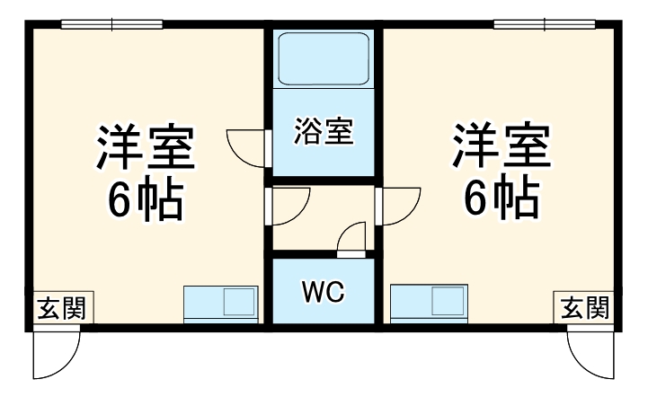 新大阪サンマンション1号館の間取り