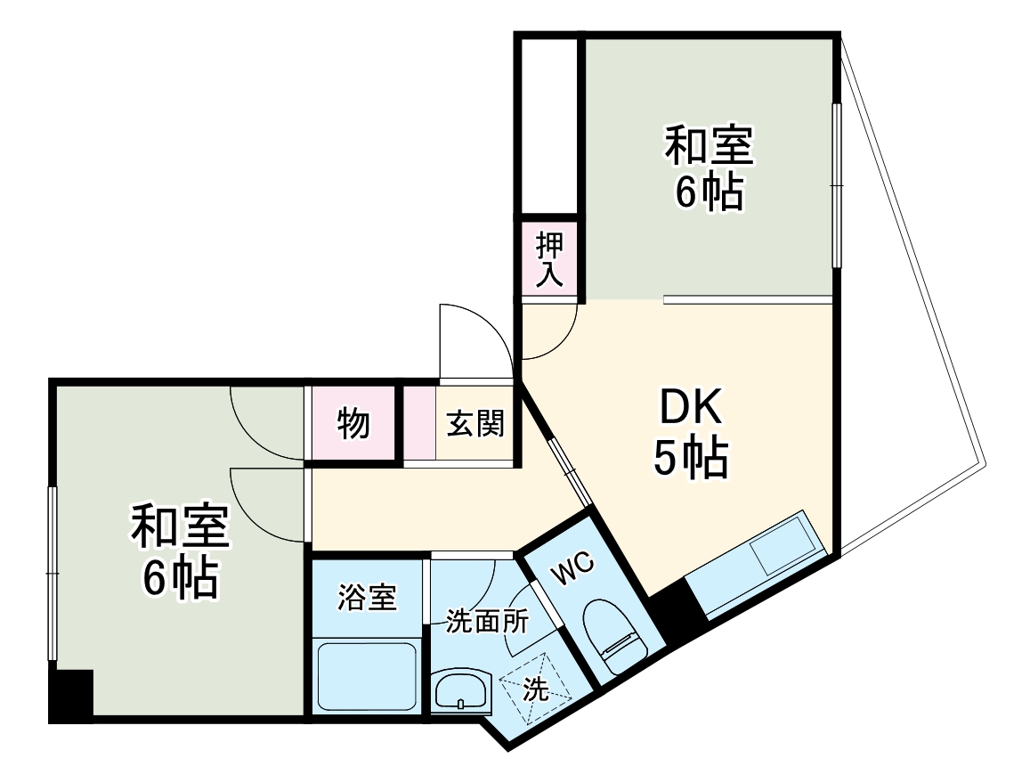 松本マンションの間取り