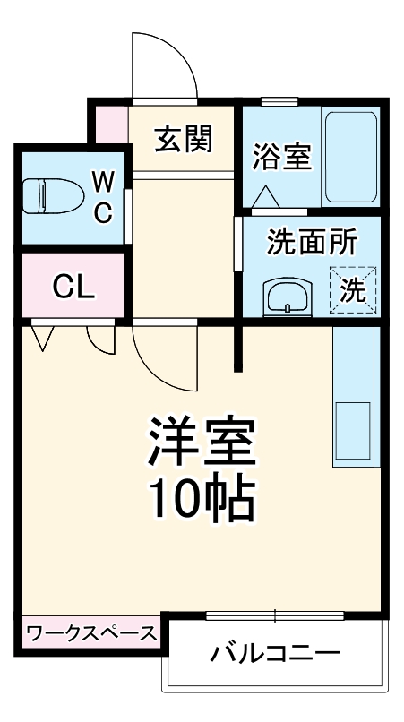 クリスタル甲府丸の内の間取り