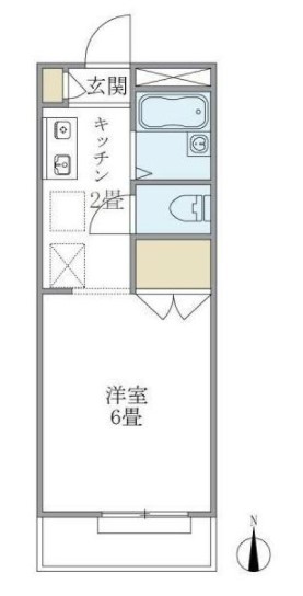 サニーハイツの間取り