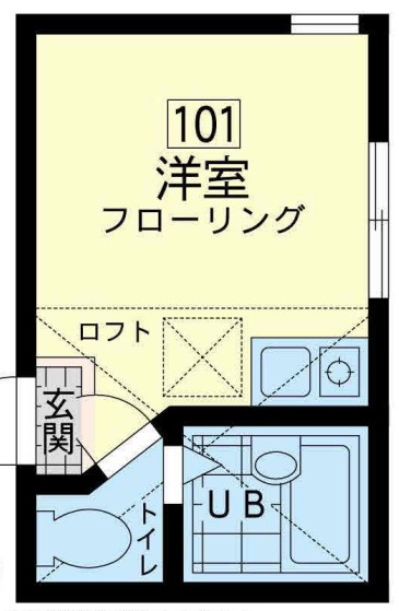 ユナイト川崎シャルルドゴールの間取り