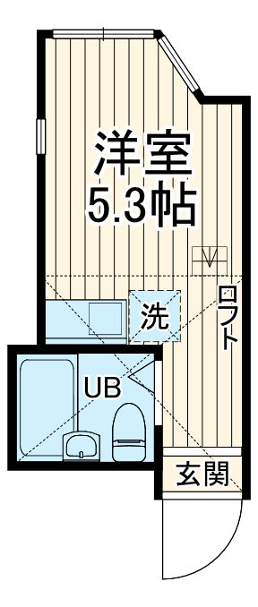 ユナイト台町ノーマンロイドの間取り