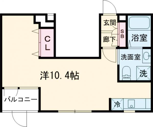 PERSICA NAKANOの間取り