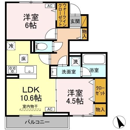 Camino Comodoの間取り