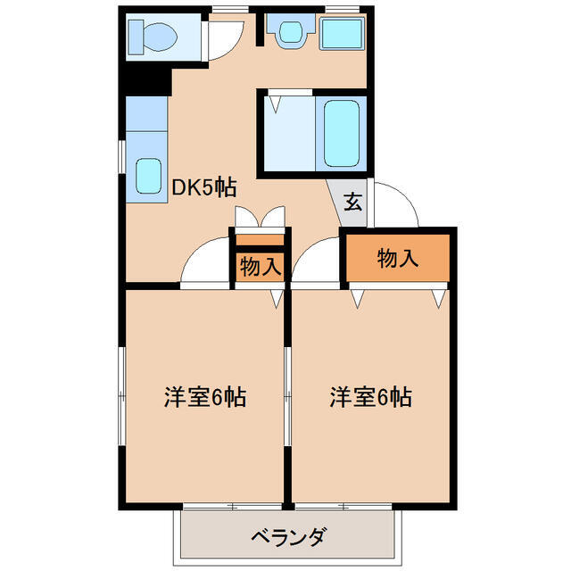 デューステージ誉田の間取り