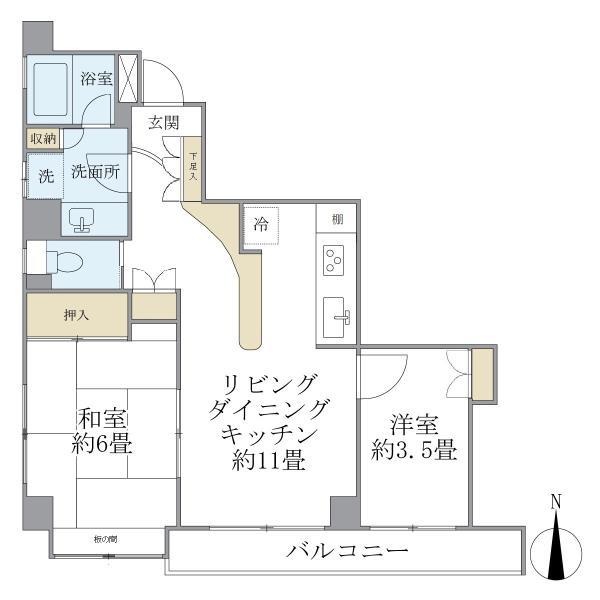グリーンハイム平成の間取り