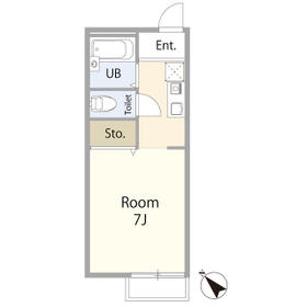 フローラAの間取り