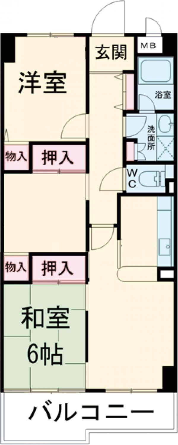 Collection東岸和田の間取り