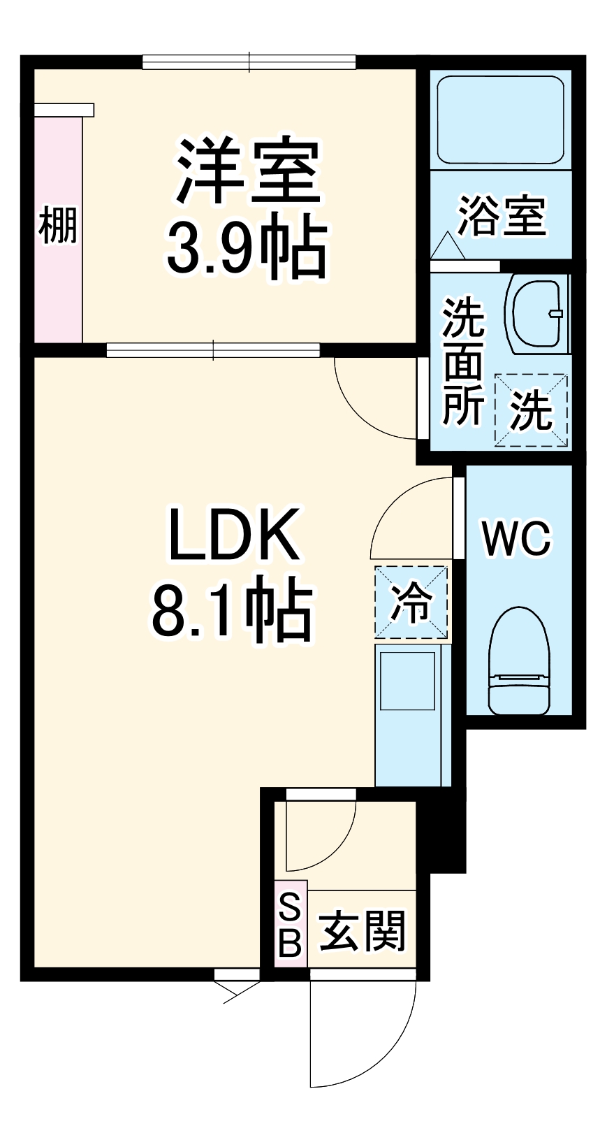 モンターニュ薬園台の間取り