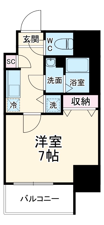 エスプレイス鶴舞ガーデンテラスの間取り