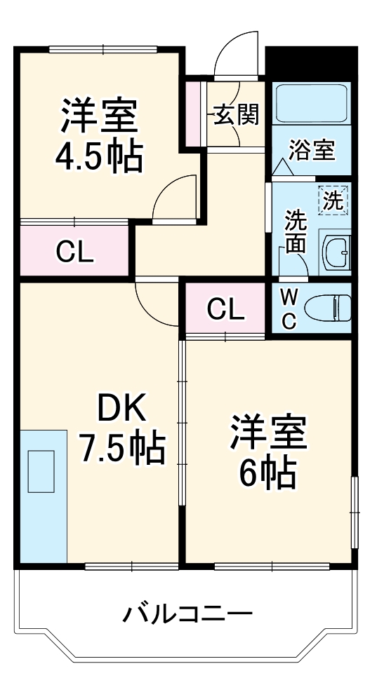 キッツビュールの間取り